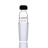 Laboy Glass Thermometer Adapter Inlet Adapter With 24/40 Inner Joint For Distillation Apparatus