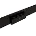 TMS TSQ08-DARK(2SET)+CONN-DARK Modern Antique Style Double Sliding Wooden Door Hardware Closet Set, 12', Black