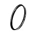Fotodiox Metal Step Down Ring, Anodized Black Metal 77mm-72mm, 77-72 mm
