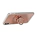 Kate Spade New York Gift Set Bundle | for Apple iPhone Xs Max and | Protective Phone Case [Scalloped (Rose Gold Glitter/Clear)] and Stability Ring Stand [Spade Rose Gold Glitter]