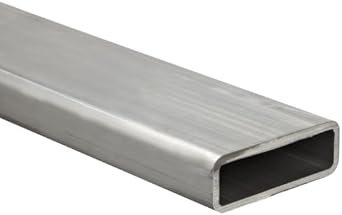 Amazon.com: Aluminum 6063-T52 Hollow Rectangular Bar, Rounded Corners ...