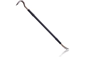 Spec Ops Tools 42" Wrecking Crowbar, Pry Bar Ends with Teardrop Nail Puller, High-Carbon Steel, 3% Donated to Veterans, Black