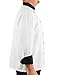 KNG Executive Chef Coat with Black Contrast, L