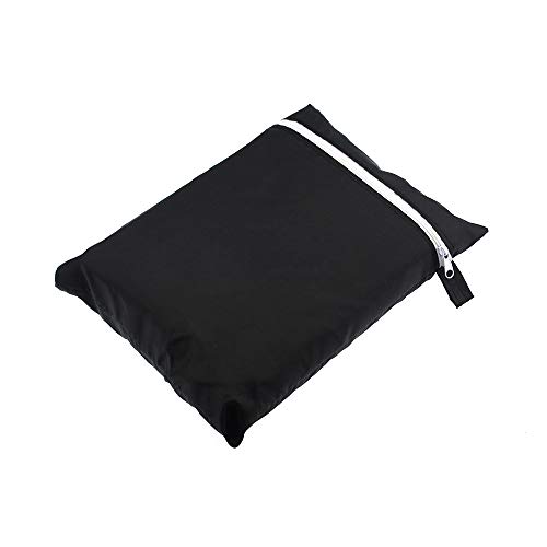 Cushion Bag, Garden Cushion, Storage Bag, Garden Cushions, Protective Cover, Oxford Storage with Carry Handle for Garden Furniture, Cushions, Christmas Trees, Black (173 x 76 x 51 cm)