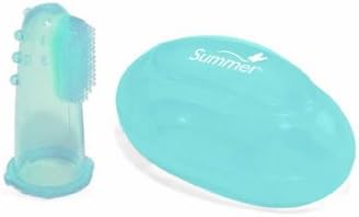 BORNFREE/SUMMER INFANT FINGER TOOTHBRUSH W/CASE, CT