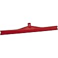 Vikan 71604 Squeegee,Ultra Hygiene,24",PP/RB,Red