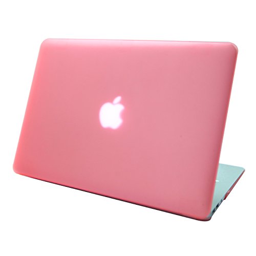 HDE MacBook Air 13 inch Case - Hard Shell Cover Keyboard Skin Fits Previous Generations A1466 A1369 (2008-2017) - Pink