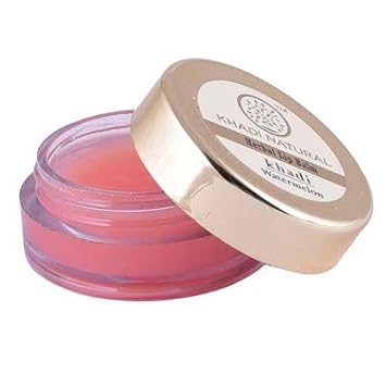 Khadi Natural Watermelon Lip Balm - With Beeswax & Honey (Set of 2)