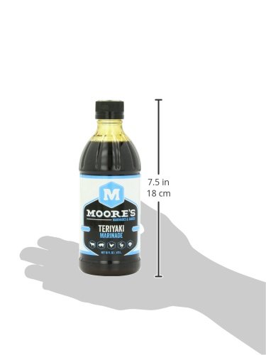 MOORE’S MARINADE, TERIYAKI, 16-OUNCES (PACK OF6)