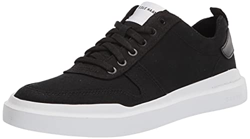 Cole Haan Homme Grandpro Rally Canvas Court Sneakers Basket, Black, 45 2/3 EU