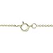 Hoops & Loops 925 Sterling Silver 18mm Graduated Polished Bead Necklace for Women, Yellow Gold