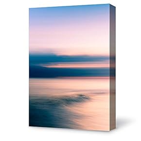 Canvas Wall Art for Living Room,Bedroom Home Artwork Paintings Coast and Horizon Ready to Hang - 12x18 inches