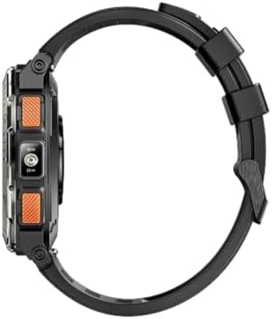 Relógio inteligente SOSPIRO R10 GPS AMOLED 1.43" – Relógio Inteligente Desportivo com Bluetooth 5.2, Monitor Cardíaco SpO2, 8 modos desportivos, 3ATM Resistente à água – Preto