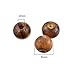 Souarts 800PCS Brown Wooden Beads, Natural Round Polished Wood Beads for Bracelets Making, Necklace, Craft Making: 8mm