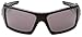 Oakley Men's OO9081 Oil Rig Rectangular Sunglasses, Polished Black/Warm Grey, 28 mm