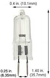 Halogen Ceiling Lights JC50-50W 12V GY6.35 (Case of 100)