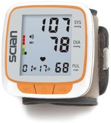Digital Wrist Blood Pressure Monitor / Meter With Adult Cuff - 2 User Modes Each with 90 Memory Capacity - Automatic Electric Sphygmomanometer - BP Tester Machine - UK Supply and Customer Support -