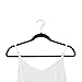 Closet Complete Premium True Heavyweight Velvet Hangers, 50, Black