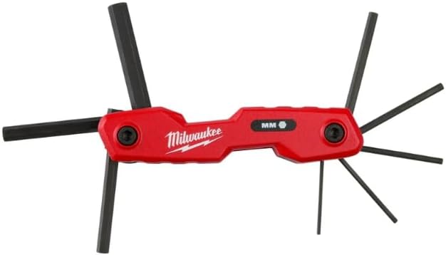 Milwaukee Metric Folding Hex Key Set 8 Piece