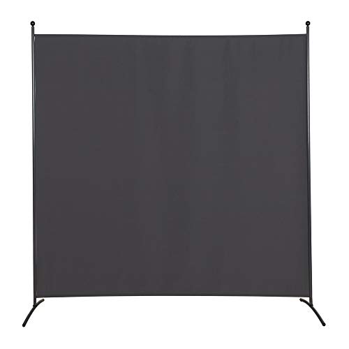 STEELAID Office Partition Room Divider 72 inch Privacy Screens 6 Ft Portable Partition Screen (Updated with Thicker Non See Through Fabric)