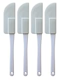 Set of 4 Flexible Rubber Mini Scraper, Spatula