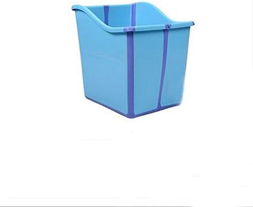 Baby wash large oversized bath tub with bath stool baby folding tub blue