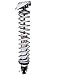 QA1 Coil-Over Shock Kit, Twintube, Double Adjustable, 150 lb/in Spring Rate, Rear, GM A-Body/G-Body 1964-72, Pair