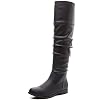 Savaii-Womens-Round-Toe-Low-Heel-Knee-High-and-Up-Boots