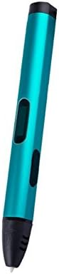 Manve 2017 Newest Version Intelligent 3D Printing Pen, 3D Drawing Model Making Doodle Arts &amp; Crafts Drawing, With LED / OLED Screen, Lightweight Portable Compatible with Power Bank. (blue) ¡­