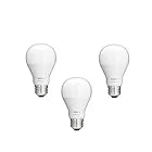 Philips 468058 Hue White A19 Light Bulbs, 3-Pack, Works with Amazon Alexa