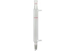 DONLAB CDS-03-300 ASTM STD Glass Liebig Condenser 24/40 Joint 300 mm Jacket Length 10mm Hose Connection