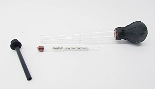 New Freas No1 in Hydrometer Set Glass Work Battery Tester NIB