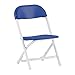 Flash Furniture Kids Blue Plastic Folding Chair