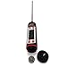 Cookore Instant Read Digital Cooking Thermometer Kitchen Long Probe, Great For Meat, Indoor & Outdoor BBQ Grill, Candy, Bread, Milk, Baby Bottle, Bath Water, Pool Temperature - Black
