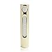 [1 Pack] Gold USB Charger Electric Lighter - Nacodex Rechargeable USB Lighter, USB Cigarette Lighter Portable Rechargeable ([1 Pack] Gold)