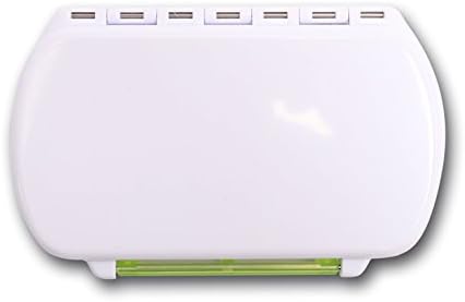 Cimostar Pill Box Travel Pill Cases for Purse Vitamin Holder,Waterprof 6 Grid Plastic Blue Medical Kit Organizer –Green