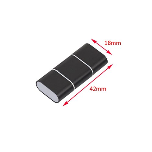 TF / SD Card Reader, [2 Pack] Gotd Ultra Slim USB 3.0 SD / Micro SD Card Reader Adapter Micro USB OTG / USB C OTG Adapter for PC / Laptop / Smartphones/ Tablets (Black) - Thumbnail 3