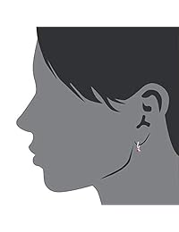 Disney Minnie Mouse - Pendientes de aro para mujer y niña, diseño de Minnie Mouse con cristales (disponible en varios colores), latín, EF00509SJUYL