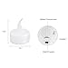 Novelty Place Longest Lasting Battery Operated Flickering Flameless LED Tea Light Candles (Pack of 24)