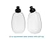 Running Hydration Belt with Water Bottles (2x 10oz), Fuel Belt Fits Iphone 6s Plus for Running, Race, Marathon, Hiking, Adjustable Waist Hydration Pack, Men & Women Runners Belt