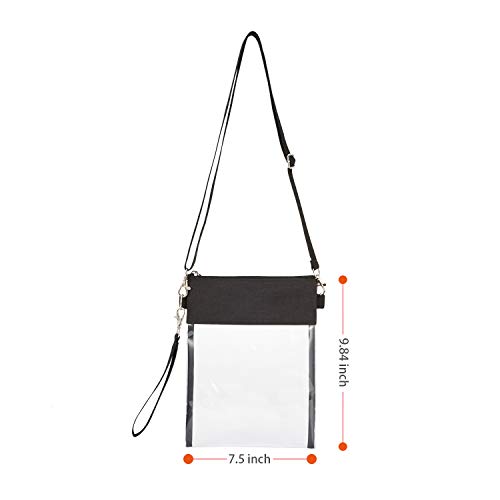 GreenPine Clear Crossbody Purse Bag NFL,NCAA Stadium Approved Clear