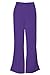 Workwear Originals Women Scrubs Pant Natural Rise Flare Leg Drawstring 4101, L, Grape
