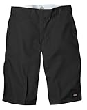 Dickies Men's Big 13 Inch Twill Stripe Multi-Pocket Work Short, Black, 48