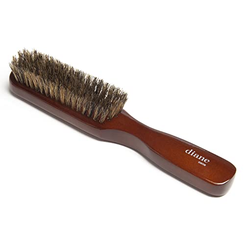 Diane Premium 100% Wildschweinborsten 5-reihige Stylingbürste für Männer und Friseure, mittelfeste Borsten für dickes, grobes Haar, Entwirren, Glätten