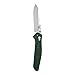 Benchmade - 940 EDC Manual Open Folding Knife Made in USA, Reverse Tanto Blade, Plain Edge, Satin Finish, Green Handle primary