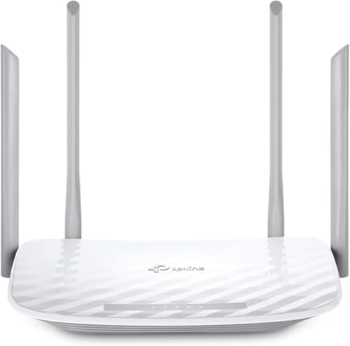 TP-Link AC1200 WiFi Router (Archer A54) - Dual Band Wireless Internet Router, 4 x 10/100 Mbps Fast Ethernet Ports, EasyMesh Compatible, Support Guest WiFi, Access Point Mode, IPv6 & Parental Controls
