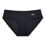 Under Armour Women's Power in Pink Pure Stretch Hipster, Black/White, Large