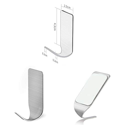 LtrottedJ Sticky Wall Hangers Self Adhesive Hooks Metal Utility Hanging Hooks Storage