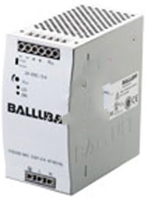 Balluff BAE003H , Power supply, Single-phase, Switched, 115/230 VAC, 12 VDC, 10A, DIN-rail, IP20