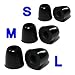 Bluecell Large Medium Small Size Memory Foam Tips Eartips for most earbuds / in-ear earphones